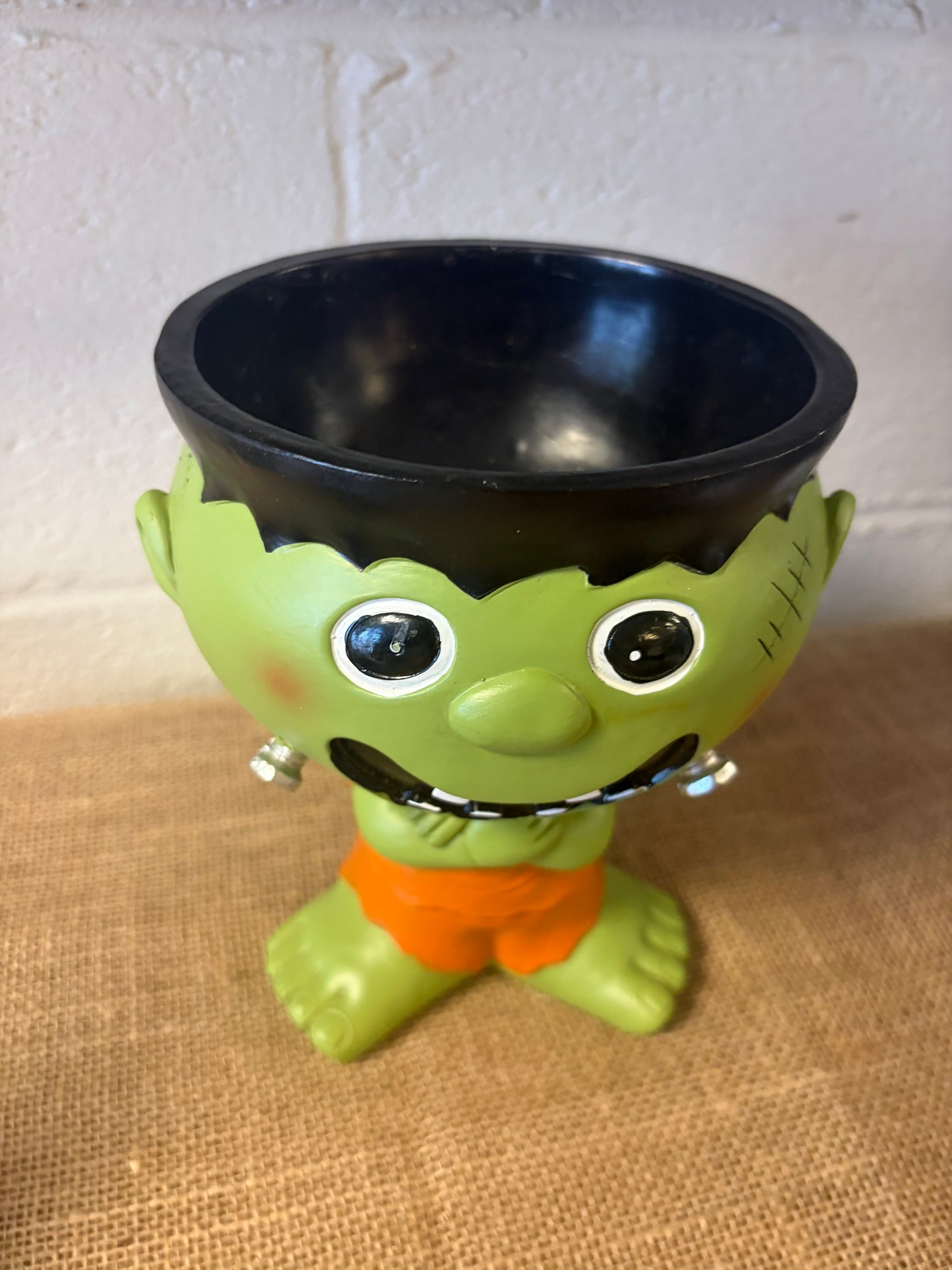 Frankenstein candy jar