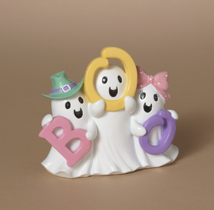 PREORDER ONLY 7.28"L Resin Halloween Ghost Family