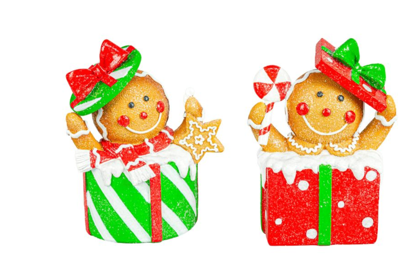 PREORDER ONLY Sprinkled Frosting Gingerbread Gift Box SET OF 2