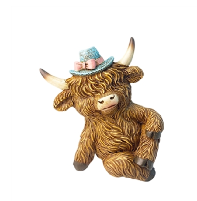 PREORDER ONLY Raul the Resin Highland Cow