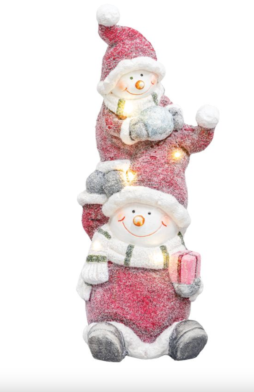 PREORDER ONLY SHIPPING SOON Frosty Snowman Stacked Light Up