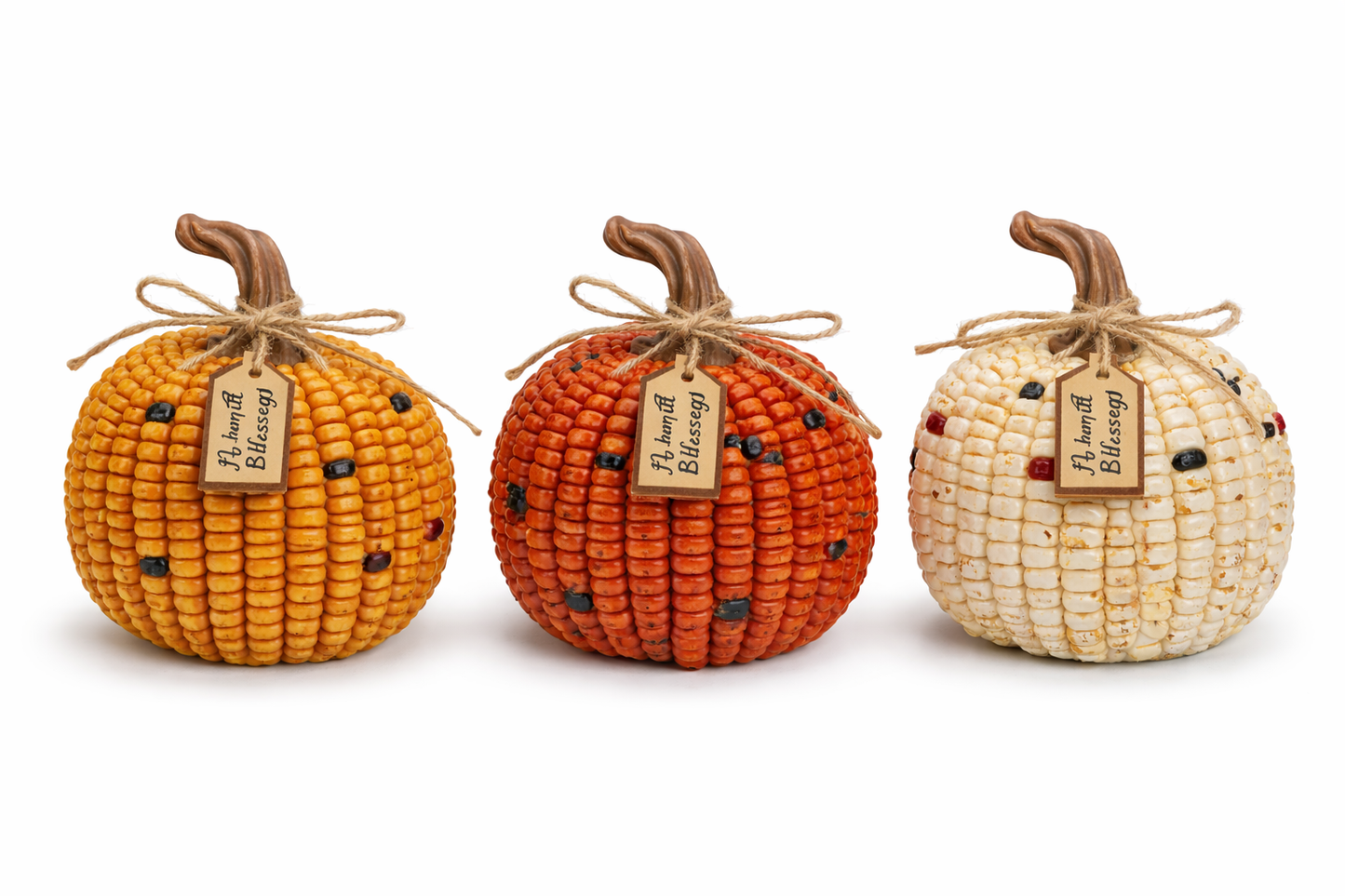 PREORDER ONLY 3 ASSORTED Sm Corn Pumpkin SOLD INDIVIDUALLY