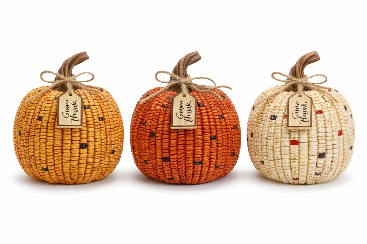 PREORDER ONLY Three Assorted Large Pumpkin Corn SOLD INDIVIDUALLY