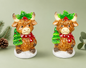 PREORDER ONLY Christmas Moo Duo Salt Pepper Set