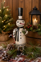 Recycled Metal Homer Snowman Metal PREORDER ONLY