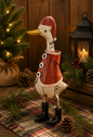 Recycled Metal Mallory Santa Duck