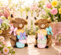 PREORDER ONLY  5.31"H Resin Highland Cow w/ Macarons SET OF 2