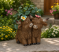 PREORDER ONLY  8.07"L Resin Highland Cows Planter