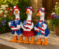 PREORDER ONLY 6.89"L Resin Americana Geese