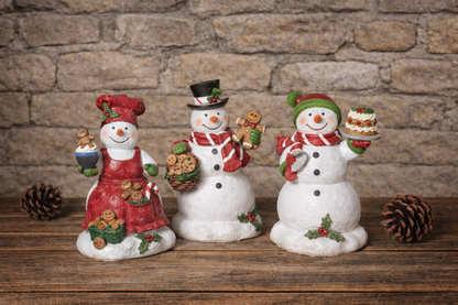 6.1" Resin Snowman PREORDER ONLY SOLD INDIVIDUALLY