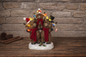 9.8"H B/O Lighted Resin Holiday Highland Cow Family Figurine w/ Timer PREORDER ONLY