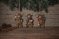 3.5"H Resin Holiday Highland Cow Ornament set of 3 PREORDER ONLY