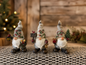 6.3" H resin Gnome set of 3