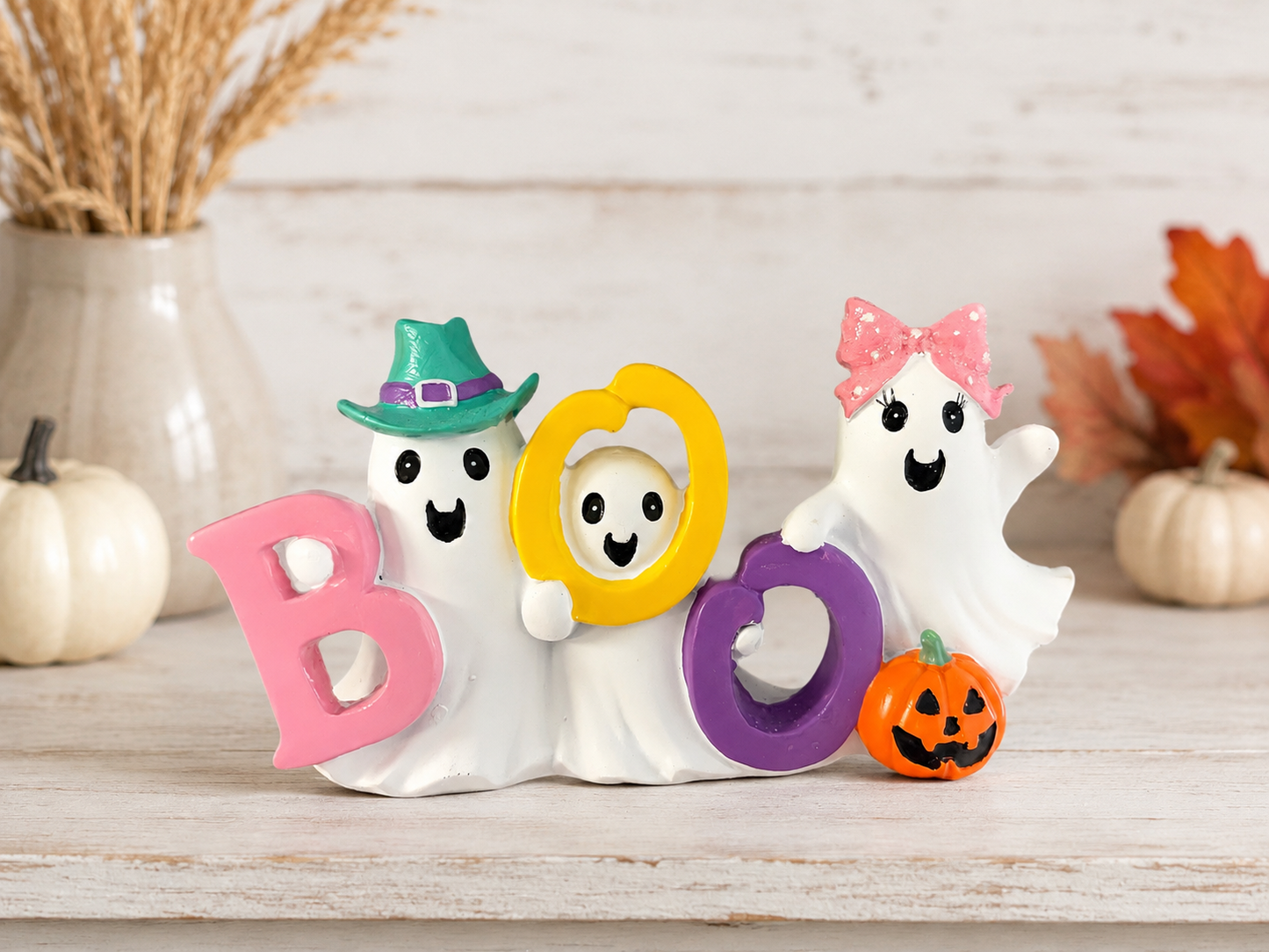 7.28"L Resin Halloween Ghost Family