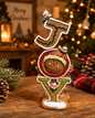 Gingerbread Noel and Joy Sign Sold Individually