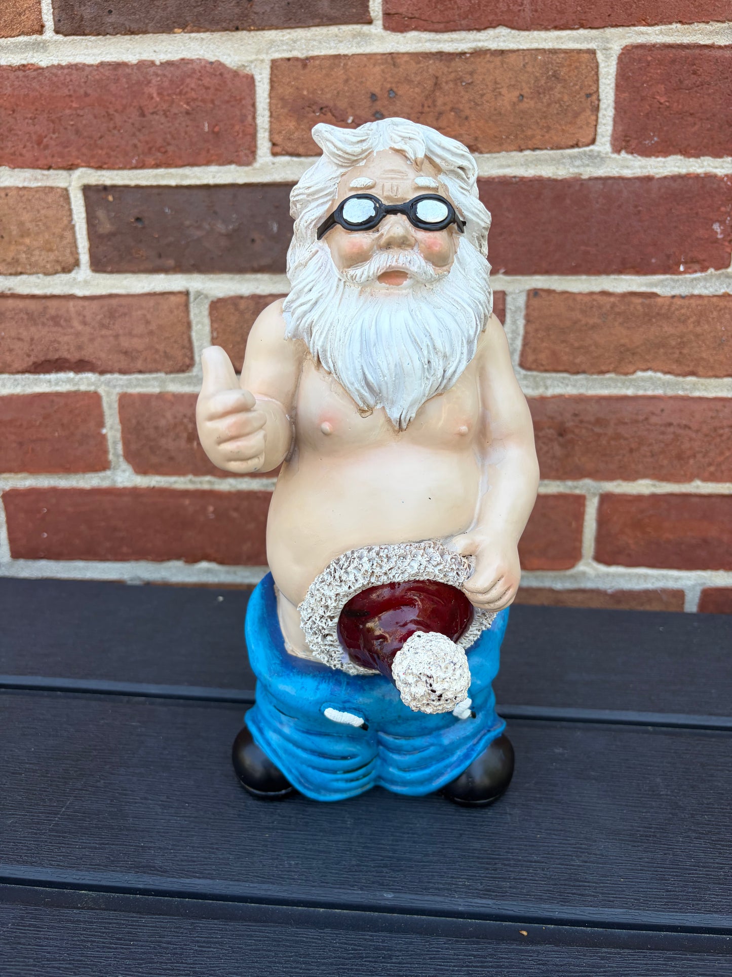 Santa Poly Solar figure IN STOCK NOW WILL SHIP ASAP