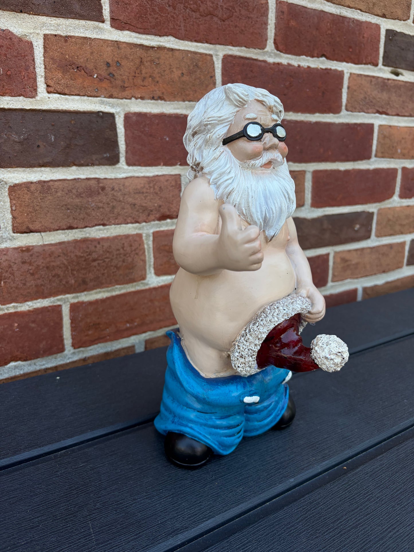 Santa Poly Solar figure IN STOCK NOW WILL SHIP ASAP