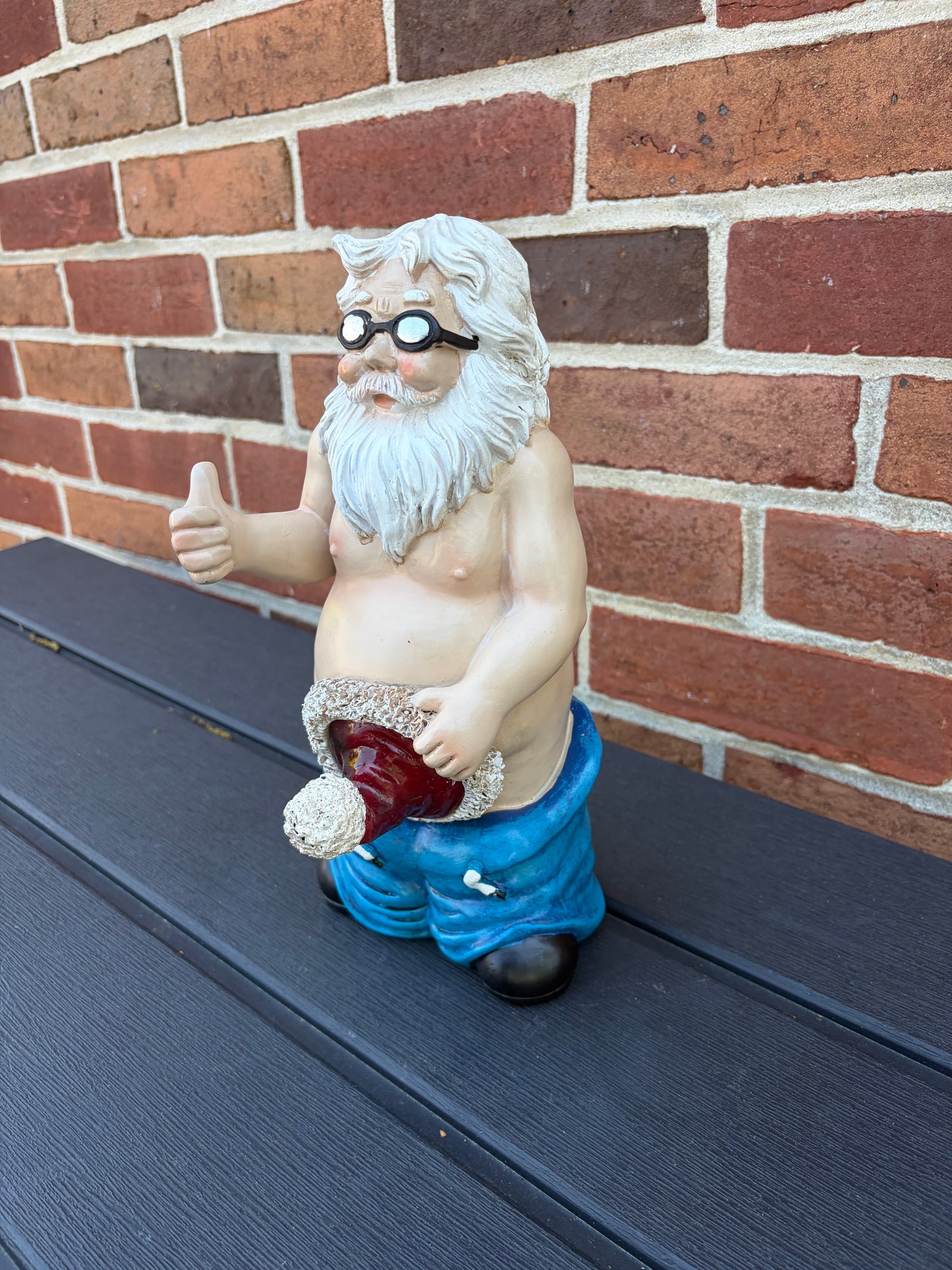 Santa Poly Solar figure IN STOCK NOW WILL SHIP ASAP
