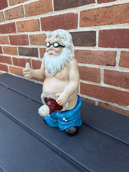 Santa Poly Solar figure IN STOCK NOW WILL SHIP ASAP