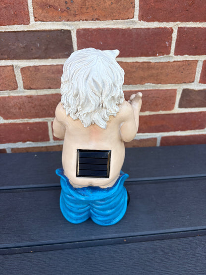 Santa Poly Solar figure IN STOCK NOW WILL SHIP ASAP