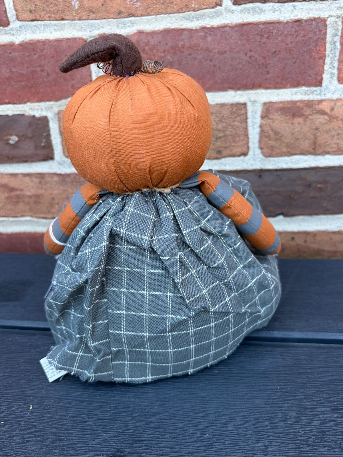 NEW Fabric Pumpkin Suzy Honey & Me Primitive Plush Fall Halloween