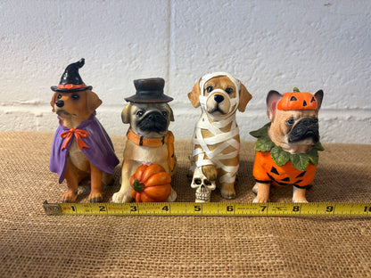 Set of 3 halloween spooky dogs NO MUMMY