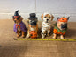 Set of 3 halloween spooky dogs NO MUMMY