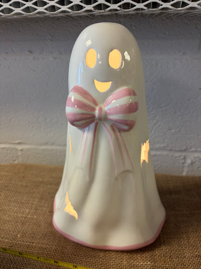 Light up Pink Bow Ghost