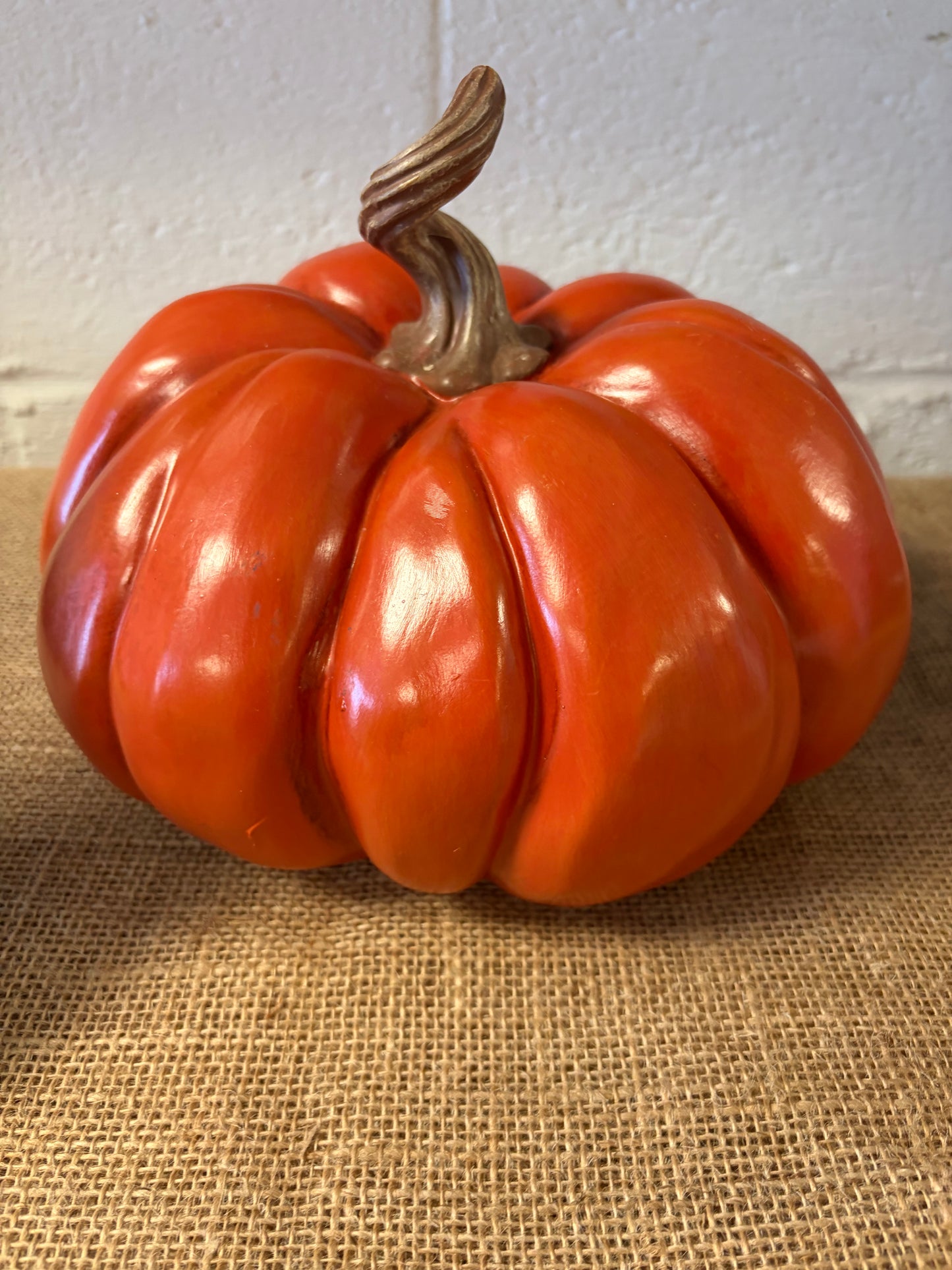 Large Resin Pumpkin