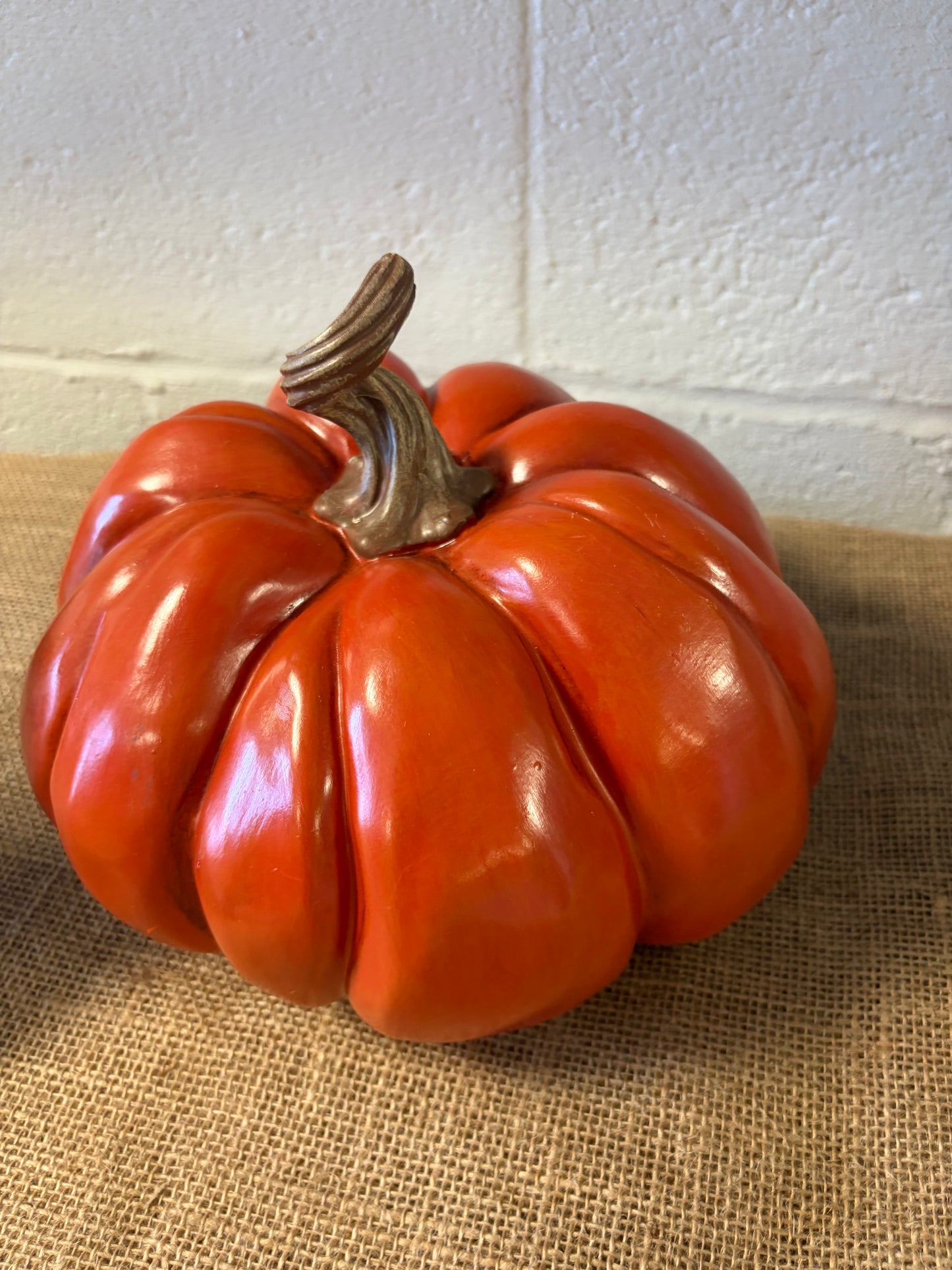 Large Resin Pumpkin
