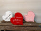 Heart Saying Block Set of 3
