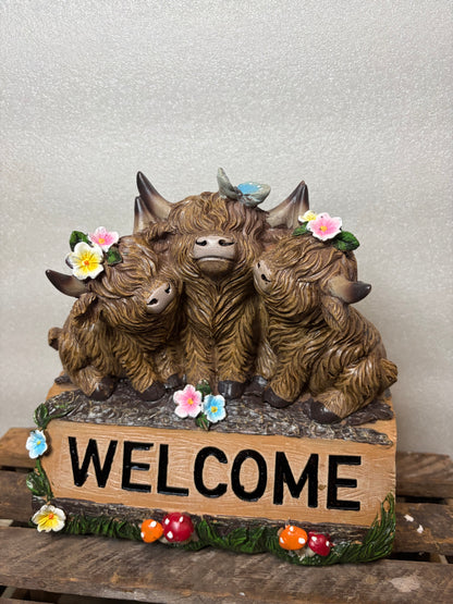 Welcome Highland Cow