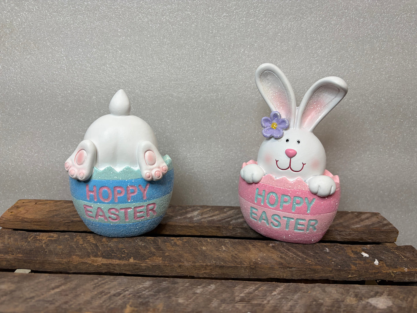 Hoppy Easter with Egg set of 2