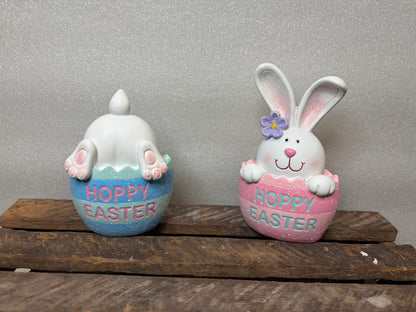 Hoppy Easter with Egg set of 2