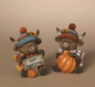 PREORDER ONLY 4.72"H Resin Harvest Highland Cow SET OF 2
