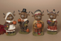 PREORDER ONLY 6.3"H Resin Pilgrim Highland Cow SET OF 4