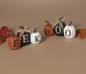 PREORDER ONLY 5.51"L Resin Halloween Pumpkin Decor SET OF 2