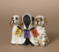 PRESALE ONLY 5.91"L Resin Halloween Dogs