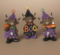 PREORDER ONLY 6.5"H Resin Halloween Highland Cow SET OF 3