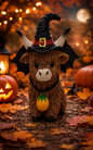 PREORDER ONLY HIGHLAND COW WITCH