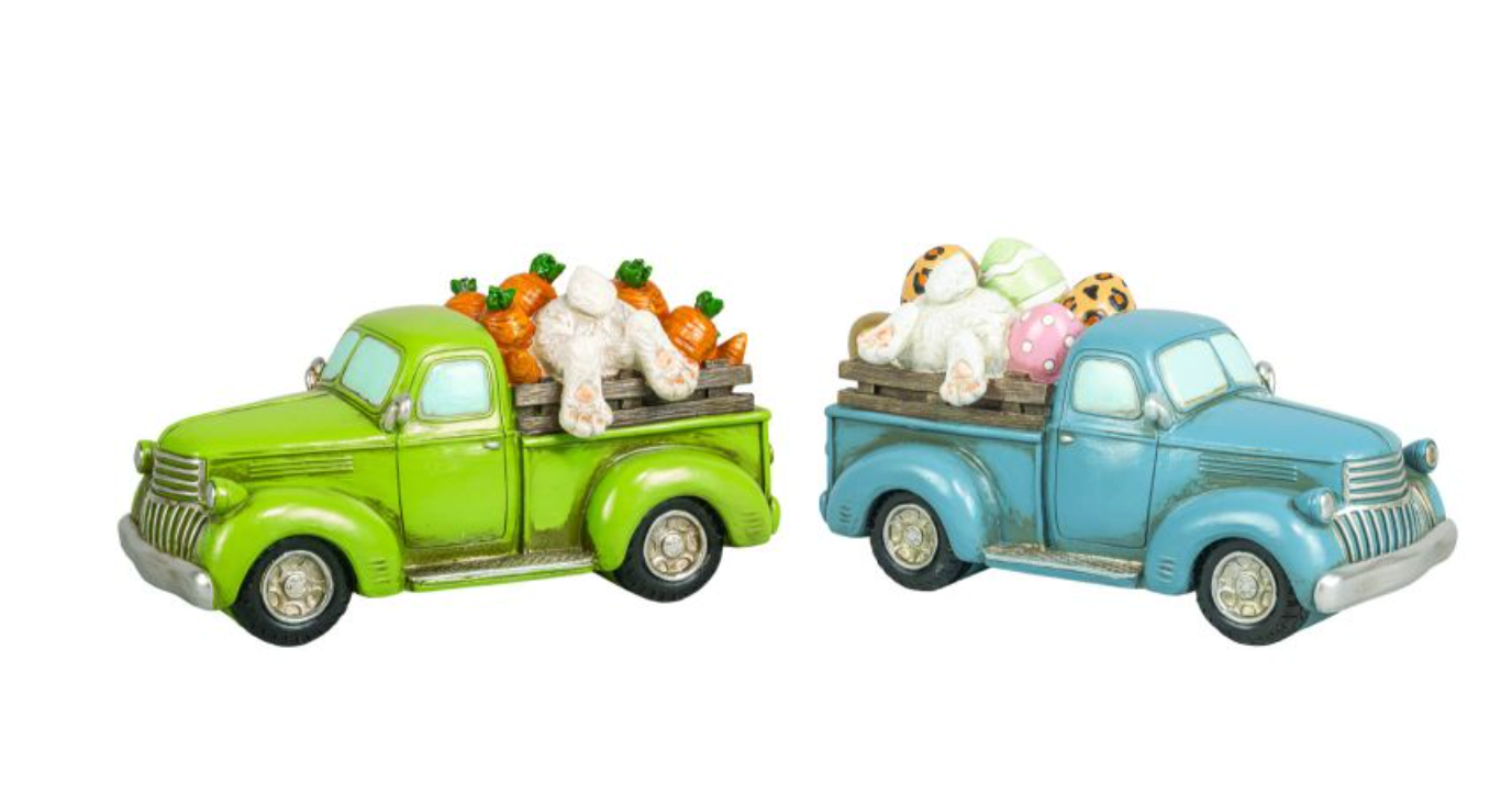 PREORDER ONLY Truck Bed Bunny Tabletop SOLD INDIVIDUALLY BLUE