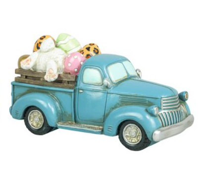 PREORDER ONLY Truck Bed Bunny Tabletop SOLD INDIVIDUALLY BLUE