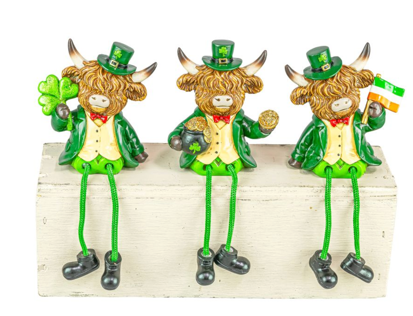 PREORDER ONLY ST. PATRICK SET OF 3 DANGLING LEGS