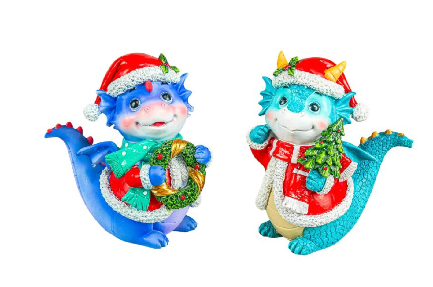 PREORDER ONLY Christmas Dragon Hatchling Stander SET OF 2