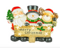 PREORDER ONLY Merry Christmas Friends Signpost with Lights VERY LARGE