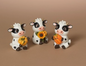 PREORDER ONLY 2.56" H Resin Harvest Cow Set of 3