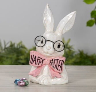 PREORDER ONLY 9.1"H Resin Easter Bunny HEAVY
