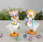 PREORDER ONLY 5.12"H Resin Easter Ducks Set of 2