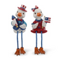 PREORDER ONLY 4.13" H Americana Duck Shelf Sitter SET OF 2