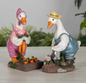 7.48"H Resin Goose Gardener SET OF 2 PREORDER ONLY